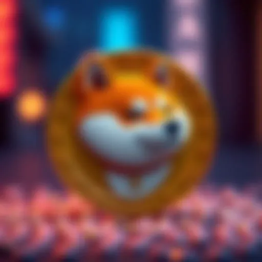 A Dogecoin featuring a Shiba Inu design, symbolizing its rise as a currency.