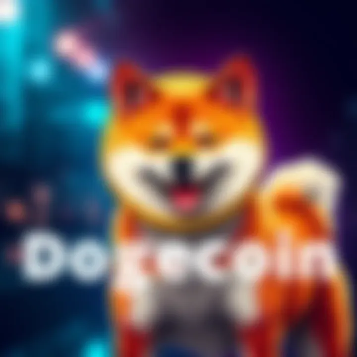 A Dogecoin coin featuring a Shiba Inu dog, representing its rise from a joke to a serious investment in the cryptocurrency market.