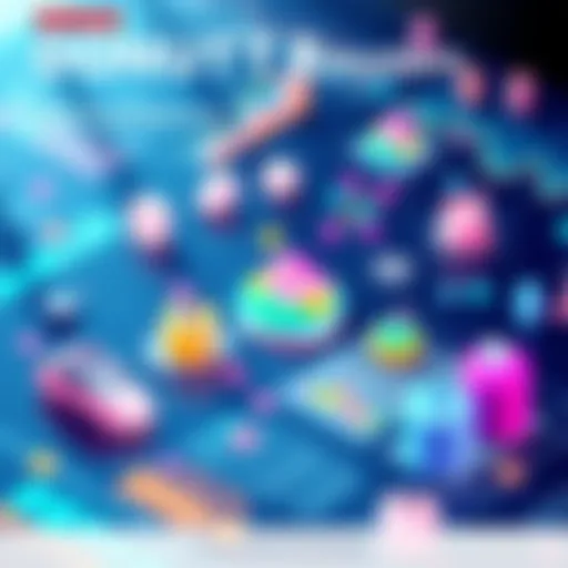 A colorful graphic representing the DONUT ecosystem with charts and membership icons, highlighting recent updates.