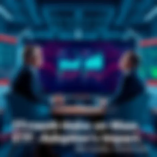Three speakers discussing the effects of mass index ETF adoption on market behavior and investor strategies in a virtual space.