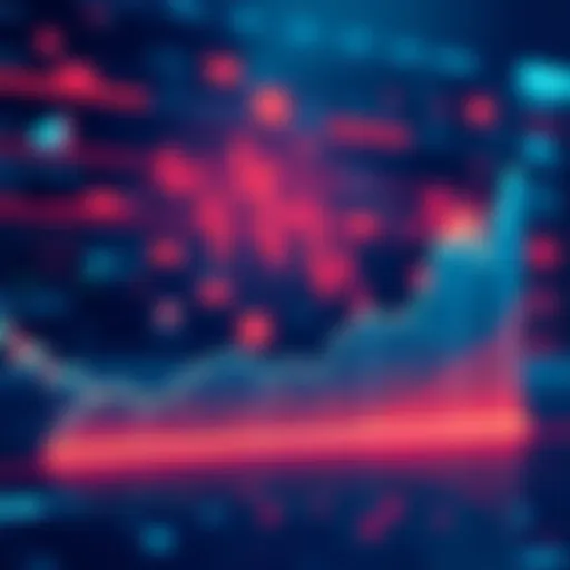 Graph showing the increase in ETH and DONUT values, highlighting growth in trading volume and liquidity pool performance.