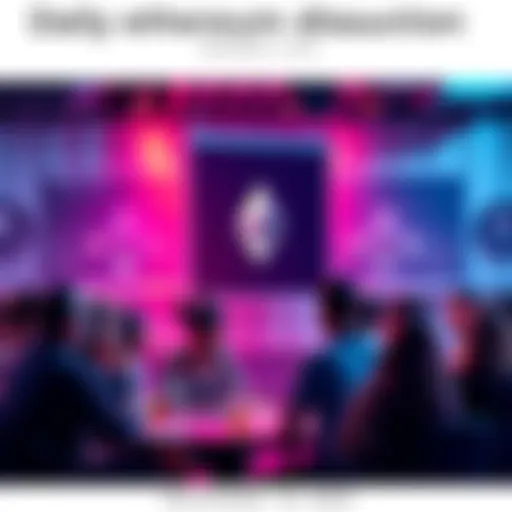 People engaging in a discussion about Ethereum and sharing market insights