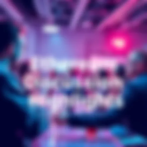 Ethereum Discussion Highlights A group of people discussing Ethereum topics with enthusiasm and sharing ideas at a community event