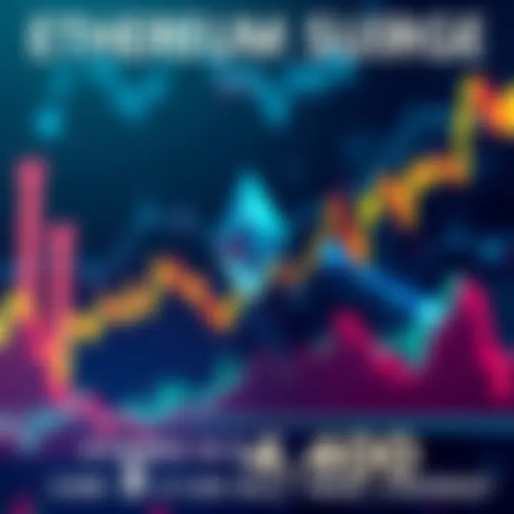 Graph showing Ethereum price rising to $4,400 with bullish market indicators