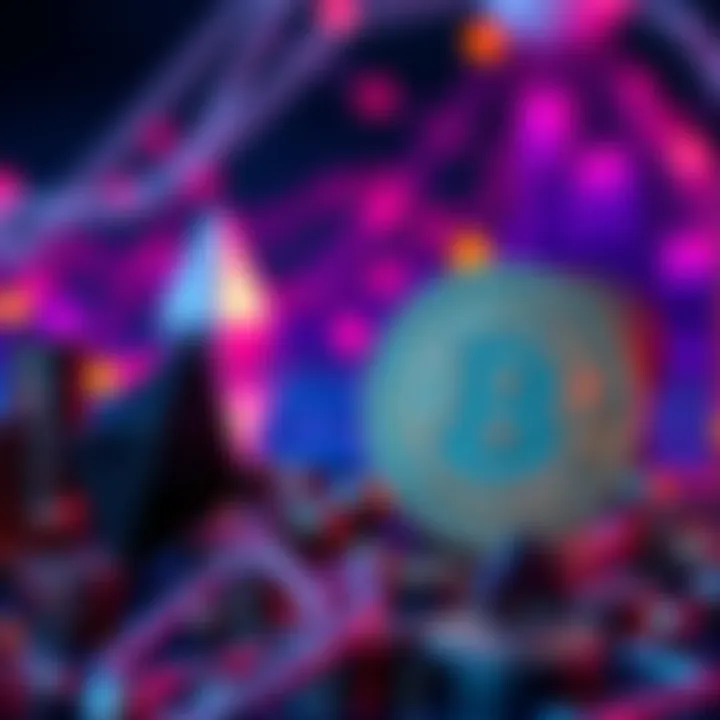A visual representation of Ethereum and Bitcoin icons, illustrating their roles in digital finance and decentralized applications.