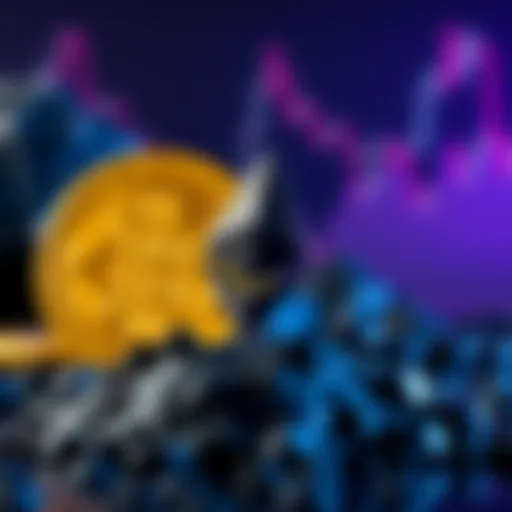 Ethereum logo is shown prominently as Bitcoin logo fades in the background, symbolizing the shift in cryptocurrency dominance.