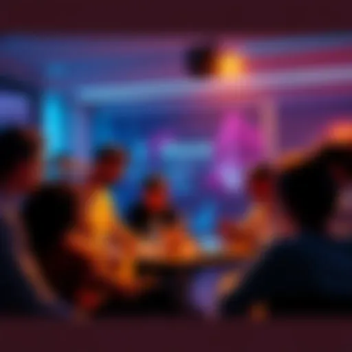 People engaging in a discussion about Ethereum topics, sharing news and insights.
