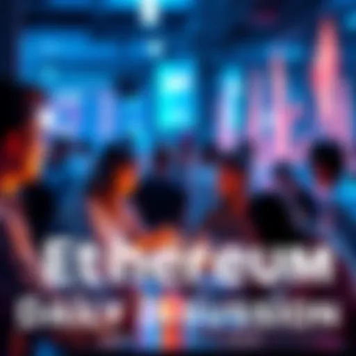 People engaging in a conversation about Ethereum news and trends