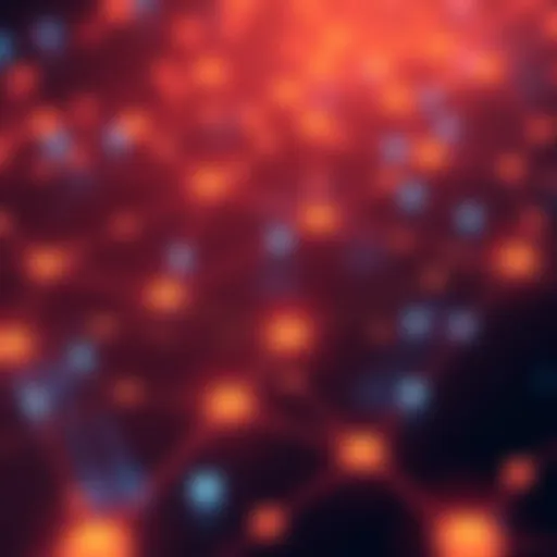 Visual representation of Ethereum's dominance in DeFi transactions showing a network of transactions flowing across platforms.