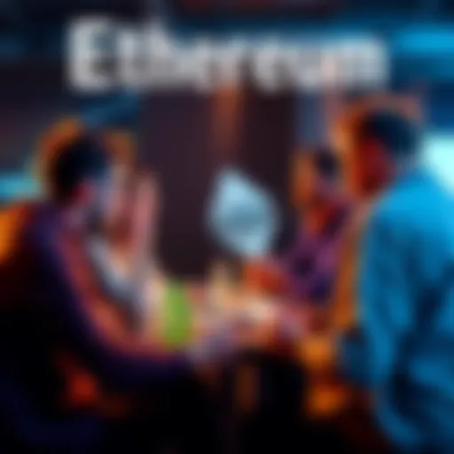 A group of people engaged in a lively discussion about Ethereum on a forum.