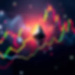 A visual representation of Ethereum's price approaching its all-time high with liquidations at $4,700