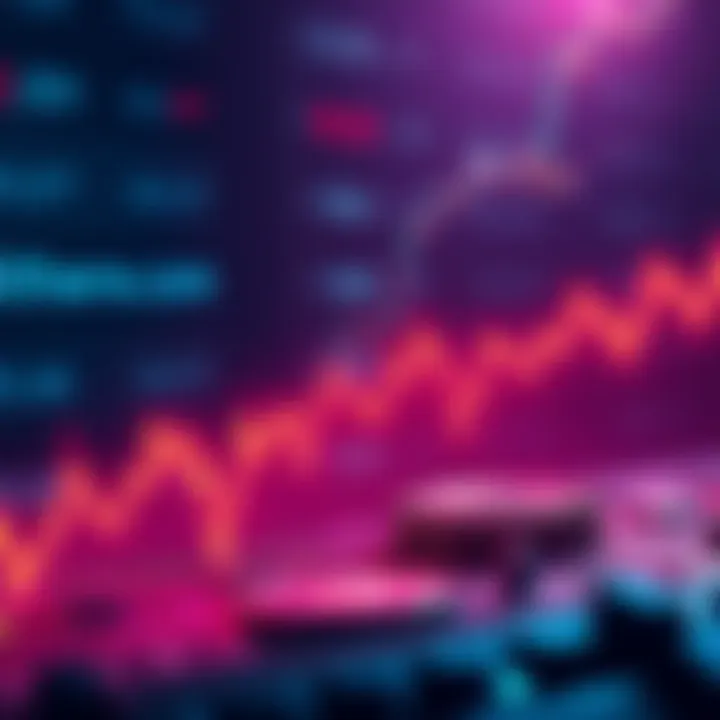 A graph showing Ethereum's decline below $5,000 with a downward trend line
