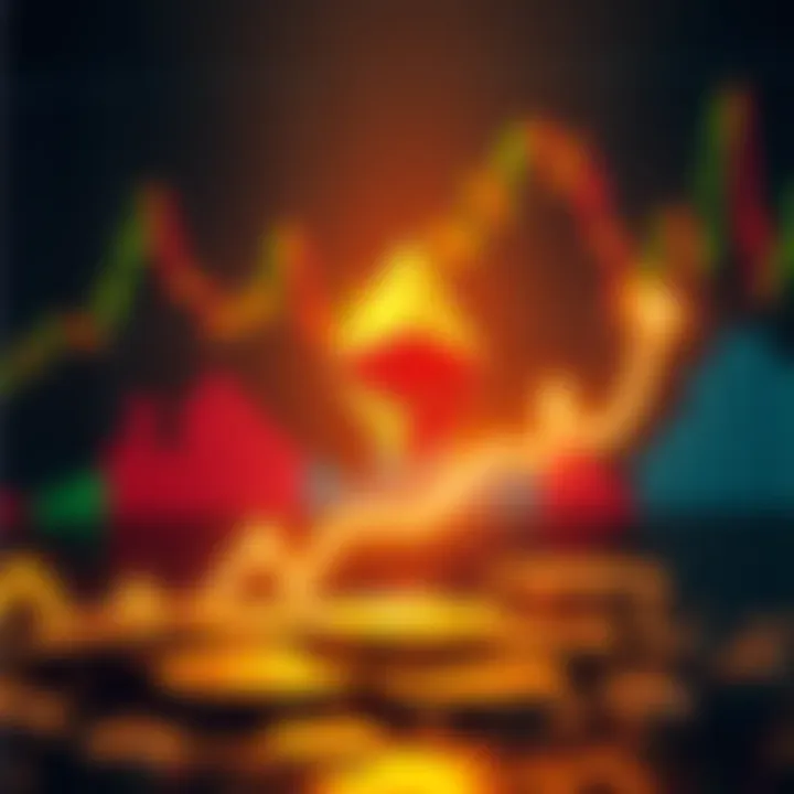 A graphic showing the upward trend of Ethereum's price reaching $2,500 with coins and charts in the background