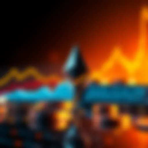 Concept image showing Ethereum logo and Grayscale ETF graphics representing investment opportunities
