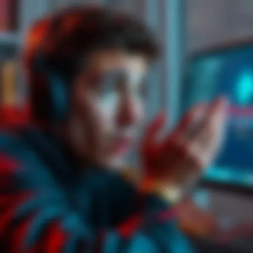 A person looking worried while checking their MetaMask wallet on a computer screen, showing a missing Ethereum transfer after an NFT trade.