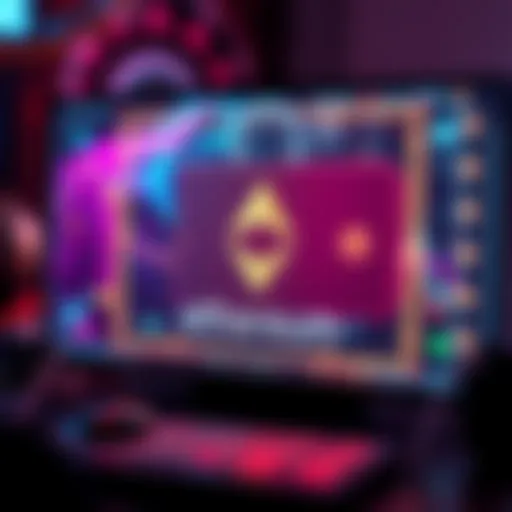 A visual representation of an Ethereum wallet on a digital screen with a lock symbol, highlighting the importance of a seed phrase for access.