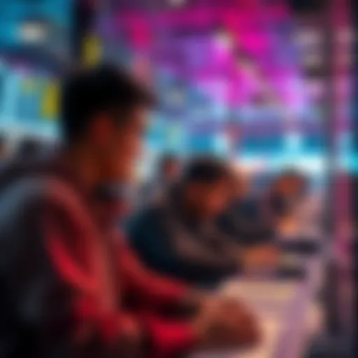 People engaging in a voting process for EthTrader DAO polls