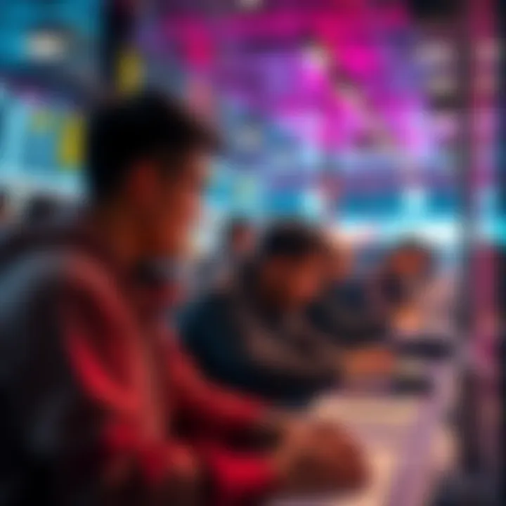 People engaging in a voting process for EthTrader DAO polls