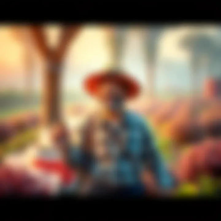 A farmer stands beside sold drives, reflecting on his Chia farming journey. He holds a small amount of Chia tokens in his hand.