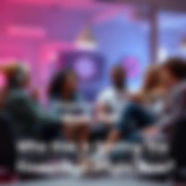 A group of people sitting together, sharing their financial experiences and advice on recovery