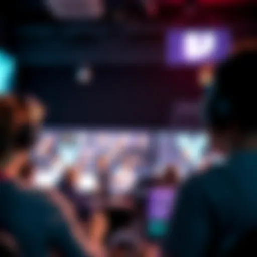A person streaming on Twitch with Polkadot graphics in the background and excited viewers in the chat.