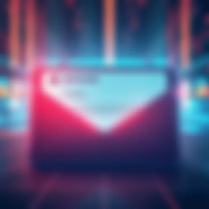 Illustration of a deceptive email with Trezor logo warning users of fraudulent messages.