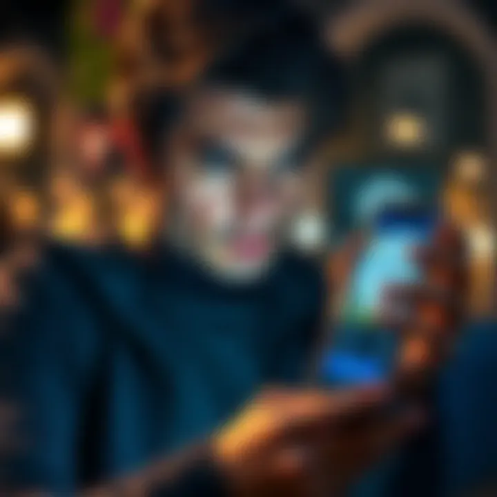 A person looking disappointed while checking a mobile app, with a visible balance showing a loss, representing issues with the Coinbase wallet.
