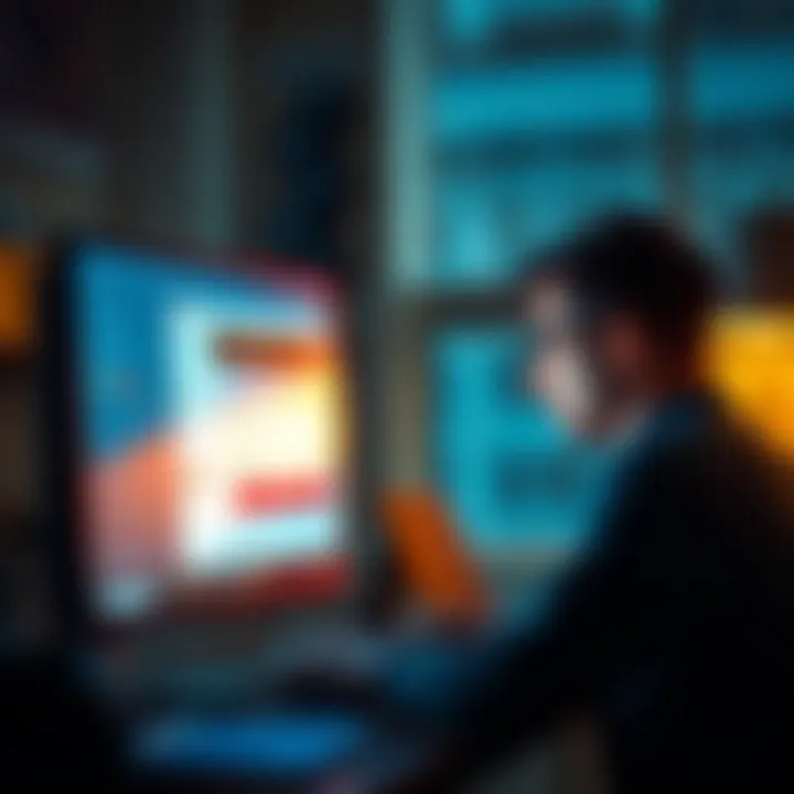 A person looking frustrated while trying to complete an online transaction on a computer screen, symbolizing difficulties with withdrawing funds to Binance.