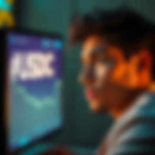 A person looking confused while staring at a computer screen showing USDC stuck in a transaction