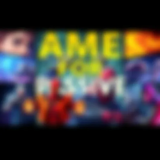 A collage of game graphics showing characters and passive income features, enticing players to explore new gaming options.