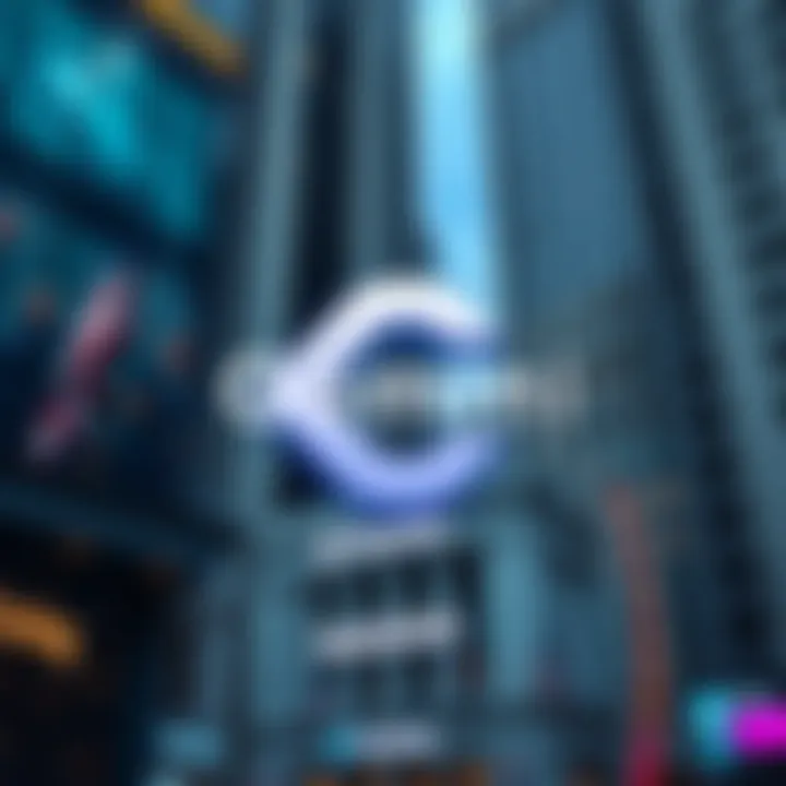 Gemini logo with Nasdaq building in the background, symbolizing their plans to go public