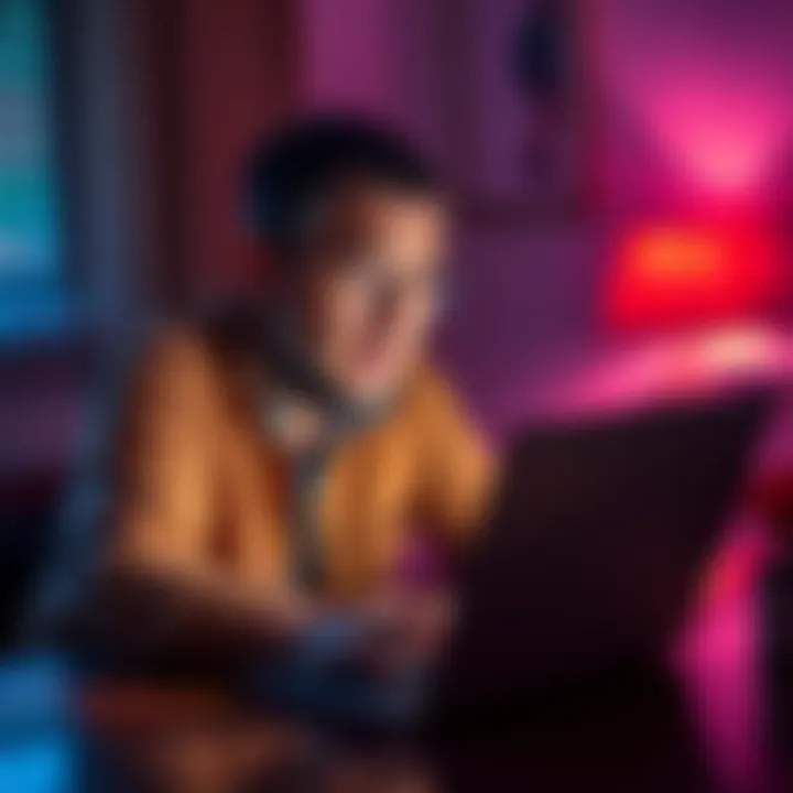 A parent sitting at a table with a laptop open, showing a cryptocurrency wallet app, looking concerned and emotional, representing the challenge of managing digital assets after a loss.