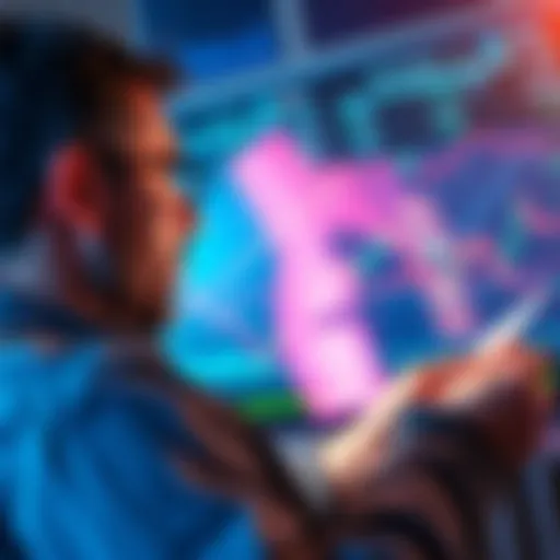A person analyzing financial charts and graphs, symbolizing financial growth and strategies, with money in view.