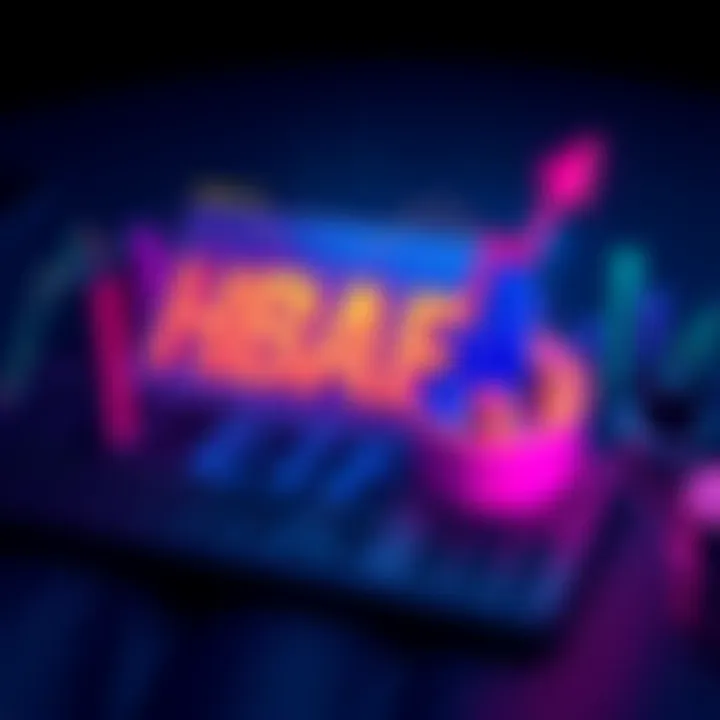 An illustration showing the concept of HBAR ETF approval with a chart and financial symbols.