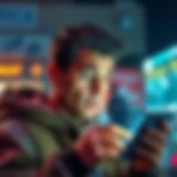 A person looking worried while checking their digital wallet showing high transaction fees