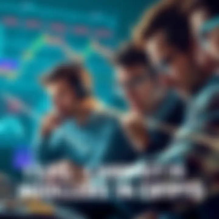 A group of crypto investors showing frustration while looking at price charts and digital currencies, expressing concern about market movements over 155 days