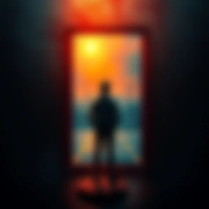 A person standing in front of a mirror, reflecting on the importance of truth and honesty in life.