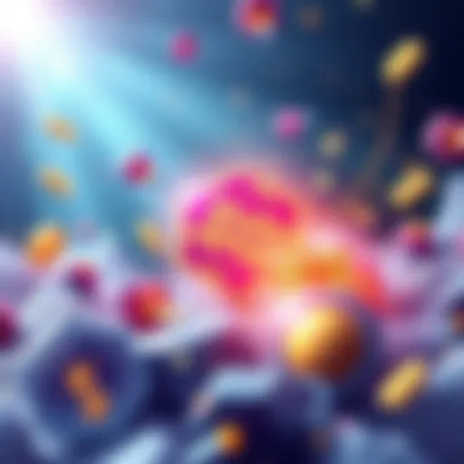 A vibrant graphic showcasing the $HUNT token launch with rewards and challenges symbolized by coins and a dynamic logo.