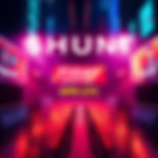 Promotion for the $HUNT memecoin launch event happening today, showcasing the date and time with a vibrant design.