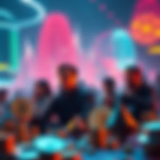 People thoughtfully investing in Bitcoin and Ethereum, representing a stable financial future.