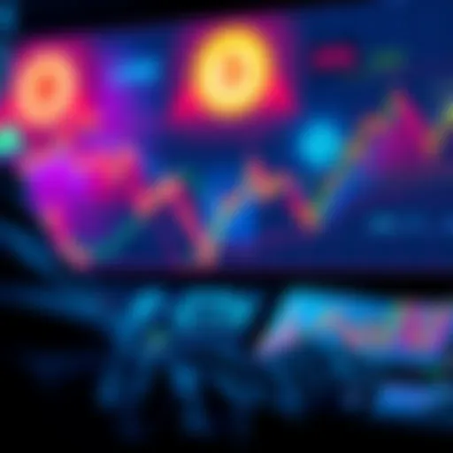 A person analyzing cryptocurrency charts with a focus on ETH and altcoins like Link, contemplating investment decisions.