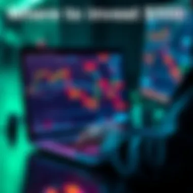 A person analyzing cryptocurrency graphs and charts on a laptop while considering investments in HBAR, LINK, ADA, and PEPE.