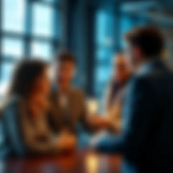 People exchanging ideas about tripling an investment portfolio worth $316,000