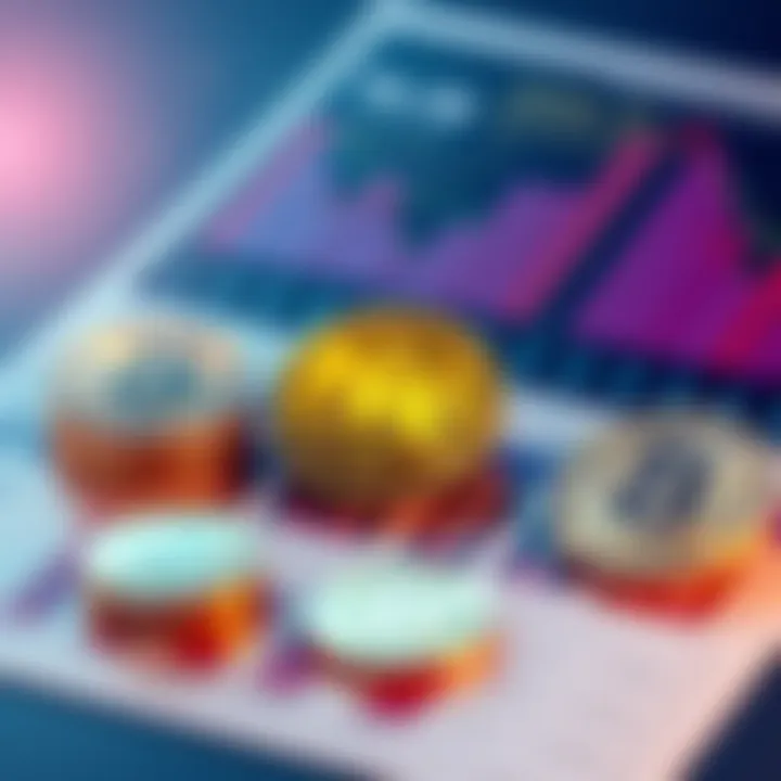 A visual representation of an investment portfolio showing a section highlighted to indicate Bitcoin holdings among various assets.