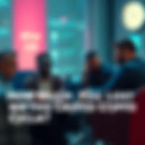 A group of people sitting together, sharing their personal stories about financial losses in cryptocurrency investments, showing expressions of concern and reflection.