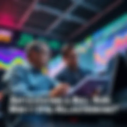 Group of investors analyzing charts and graphs for potential market changes in a bullish environment