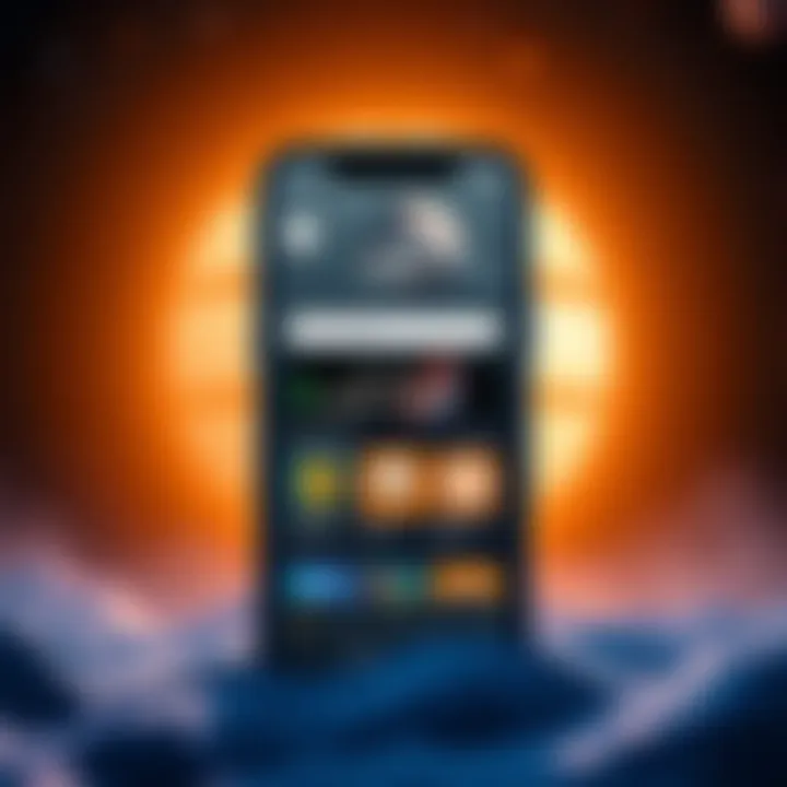 Screenshot of Jupiter Mobile app interface showcased on the Solana dApp Store