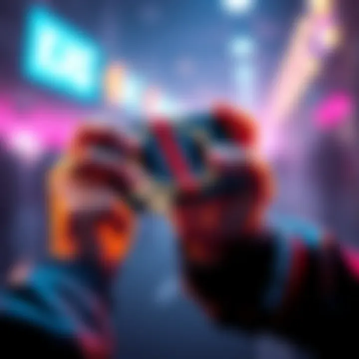 A person holding a digital wallet with cryptocurrency coins, showing excitement as they buy Kaspa weekly