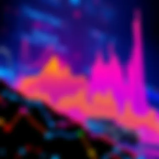 Graph showing rising transactions in Kaspa cryptocurrency