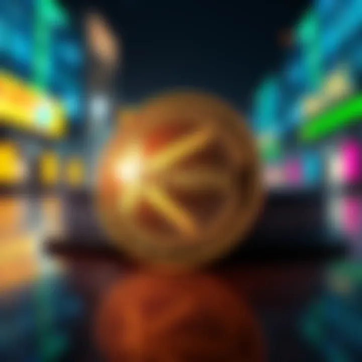 Graphic showing the $KENDU token with KuCoin Web3 Wallet logo in the background